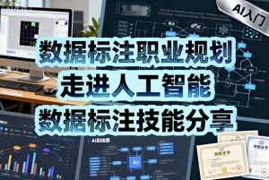 数据标注职业规划,走进人工智能,数据标注技能分享-升阶有道