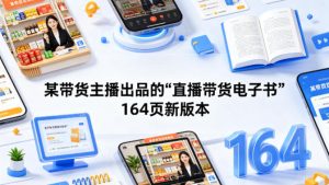 某带货主播出品的《直播带货电子书》164页新版本-升阶有道