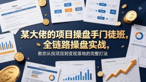 某大佬的项目操盘手门徒班，全链路操盘实战，教你从找项目到变现落地的完整打法-升阶有道