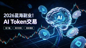2026全新风口副业｜AI智能Token交易，空闲时间轻松 賺 收益，无需全天盯盘【揭秘】-升阶有道