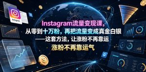 Instagram流量变现课，从零到十万粉，再把流量变成真金白银——这套方法，让涨粉不再靠运气【原创双语字幕】-升阶有道