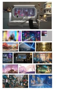 某宝付费购买！108GB，直播绿幕二次元3D动态虚拟背景合集，抖音动漫房间高清直播素材，电脑桌面壁纸-升阶有道