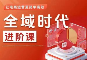 全域时代进阶课，更简单高效的全域投放实操，让电商运营更简单高效（更新0709）-升阶有道