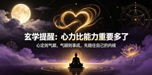 付费文章：玄学提醒：心力比能力重要多了-升阶有道